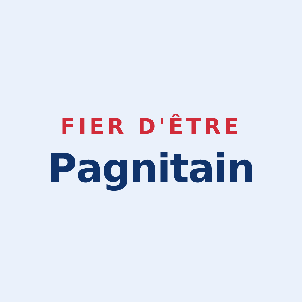 Sticker « Fier d'être Pagnitain » — design pour Pagny-le-Château
