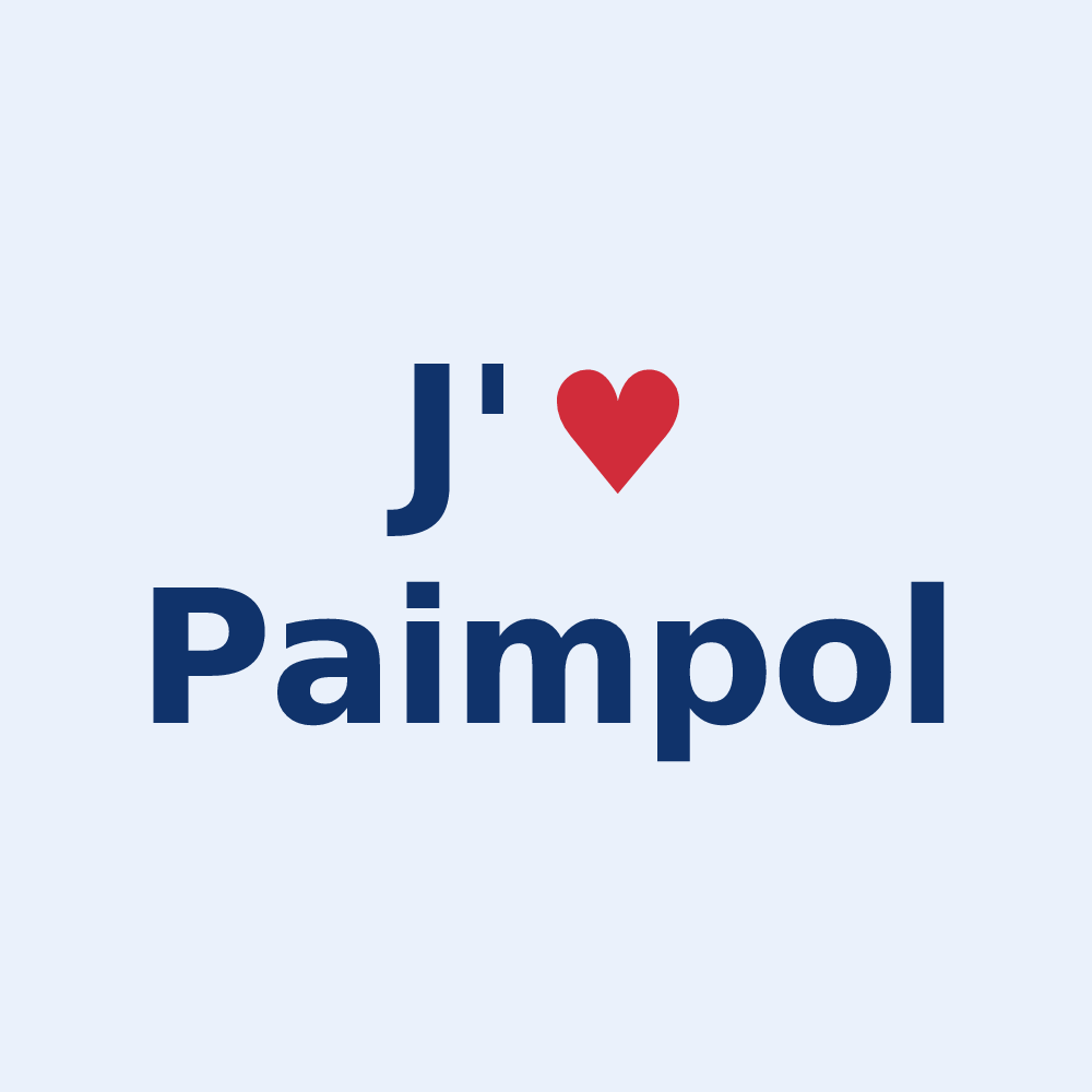 Sticker personnalisé Paimpol — design J'aime Paimpol