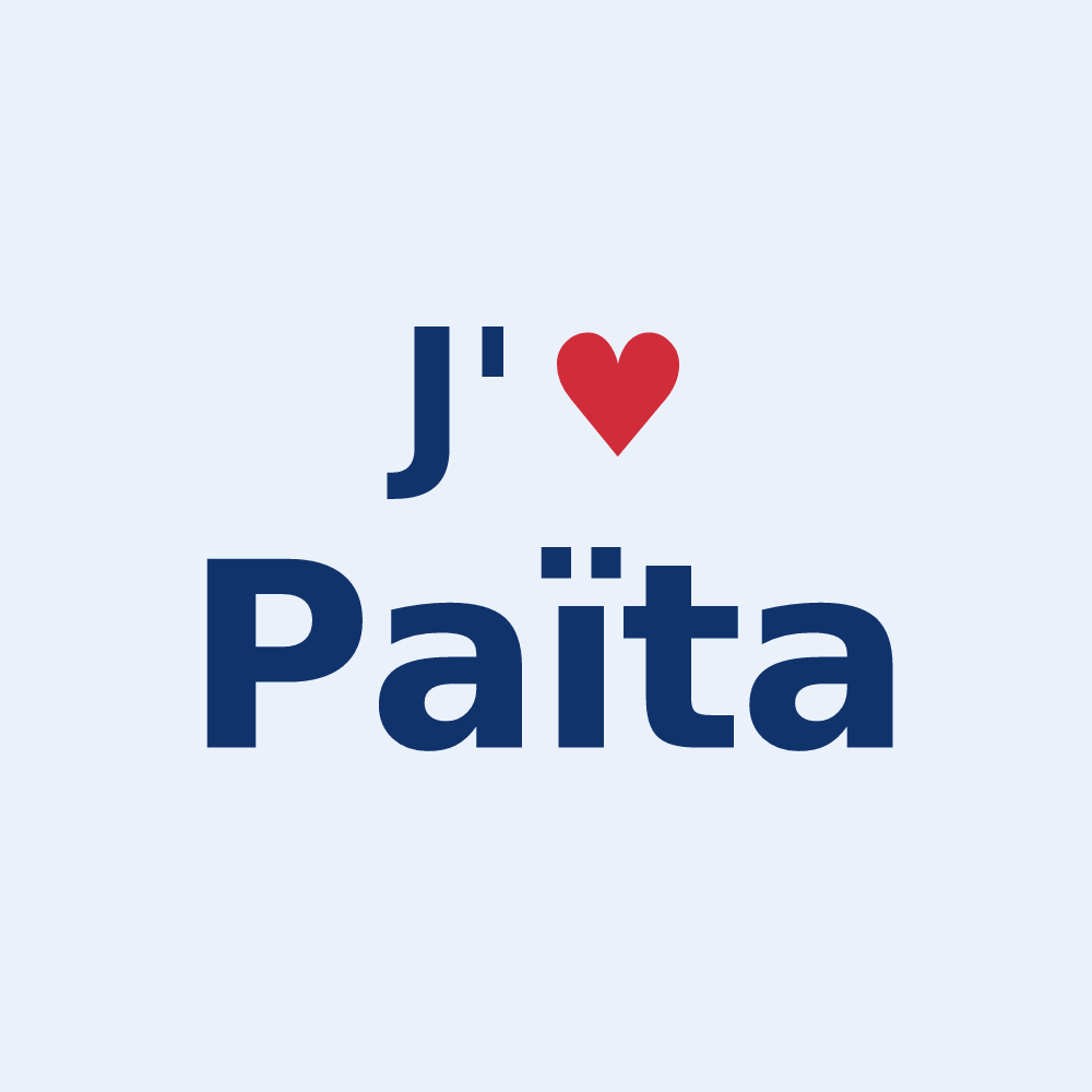 Sticker personnalisé Païta — design J'aime Païta