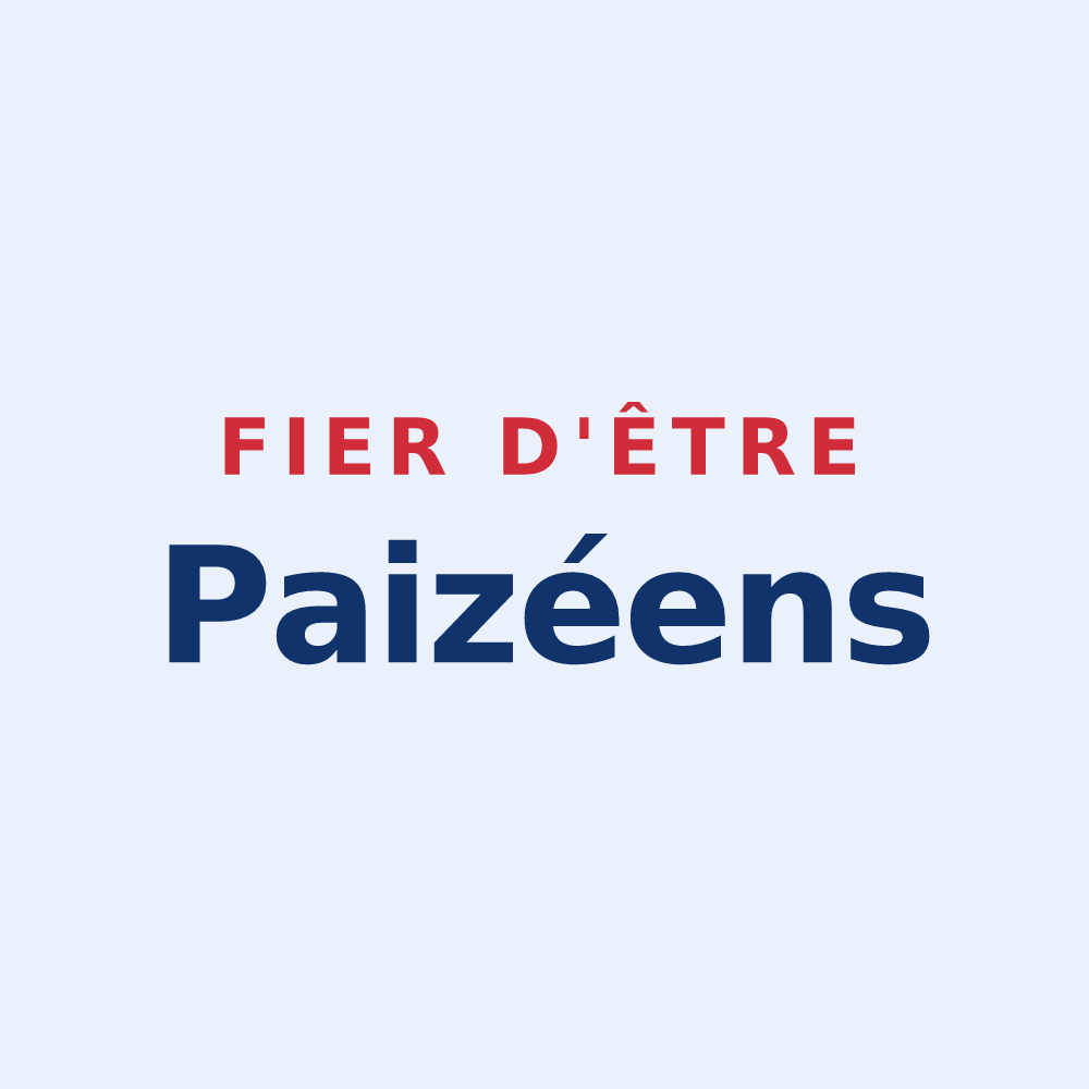 Sticker « Fier d'être Paizéens » — design pour Paizay-Naudouin-Embourie