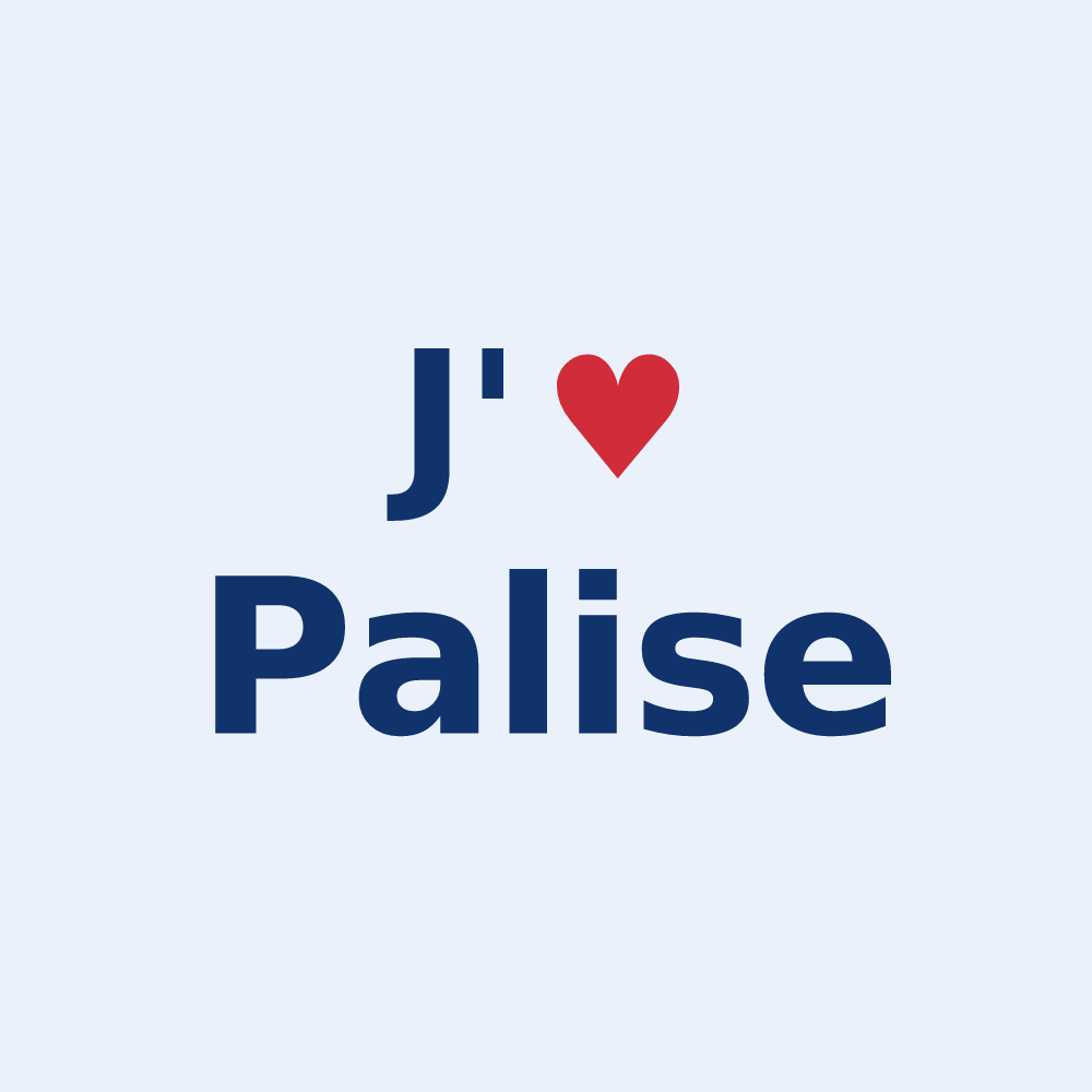Sticker personnalisé Palise — design J'aime Palise