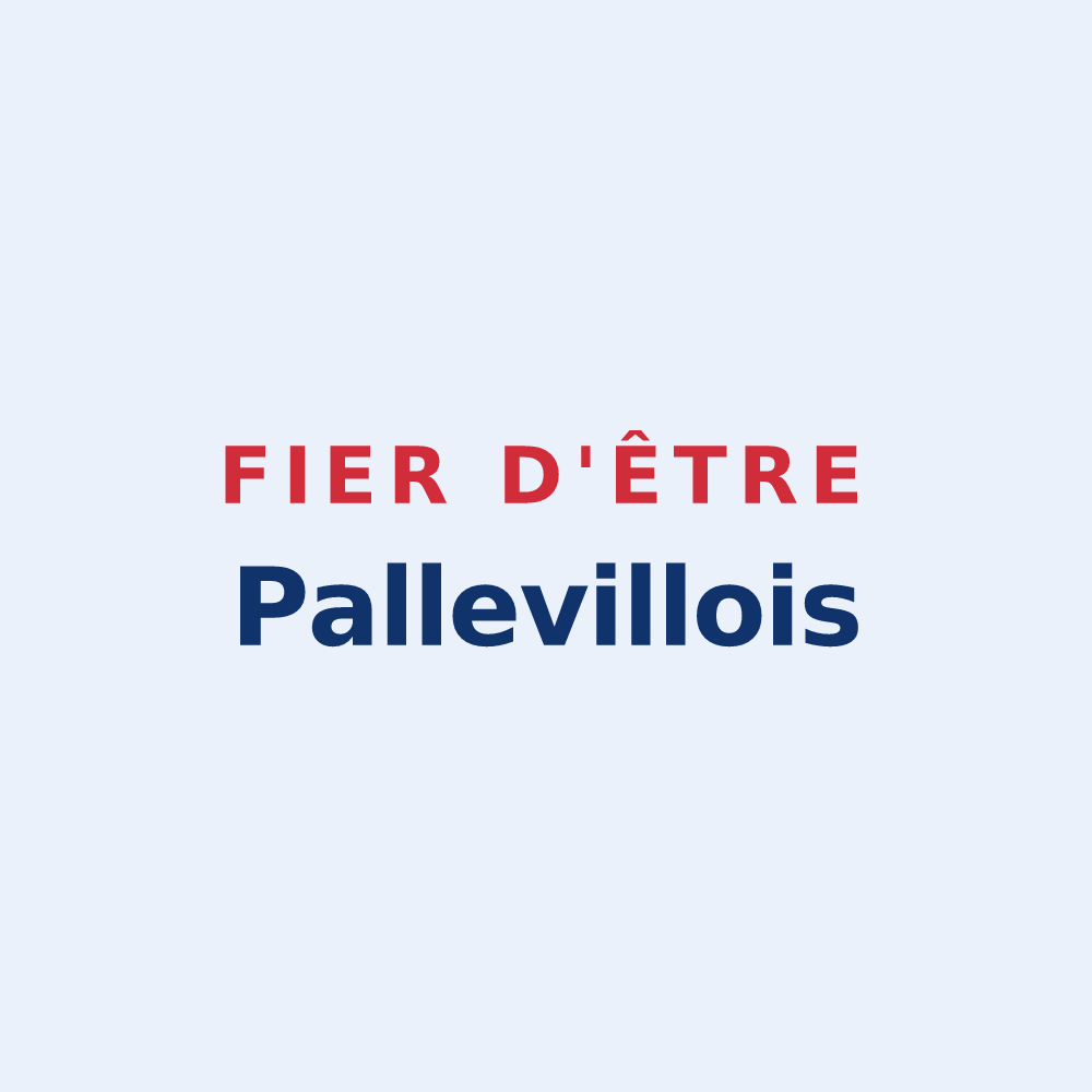 Sticker « Fier d'être Pallevillois » — design pour Palleville