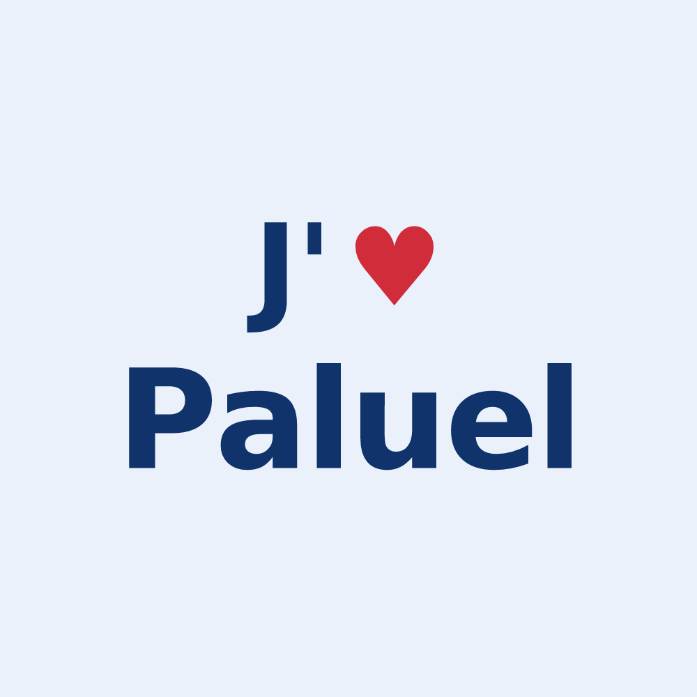 Sticker personnalisé Paluel — design J'aime Paluel