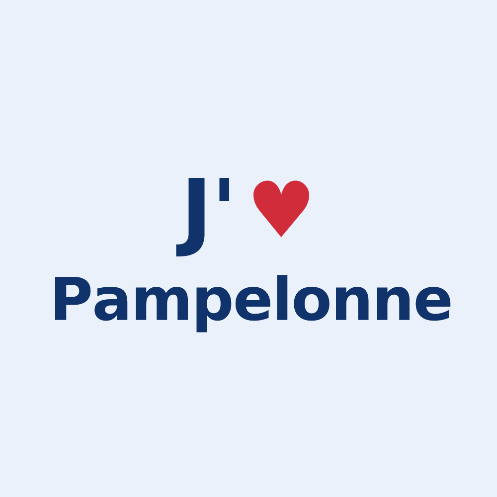 Sticker personnalisé Pampelonne — design J'aime Pampelonne