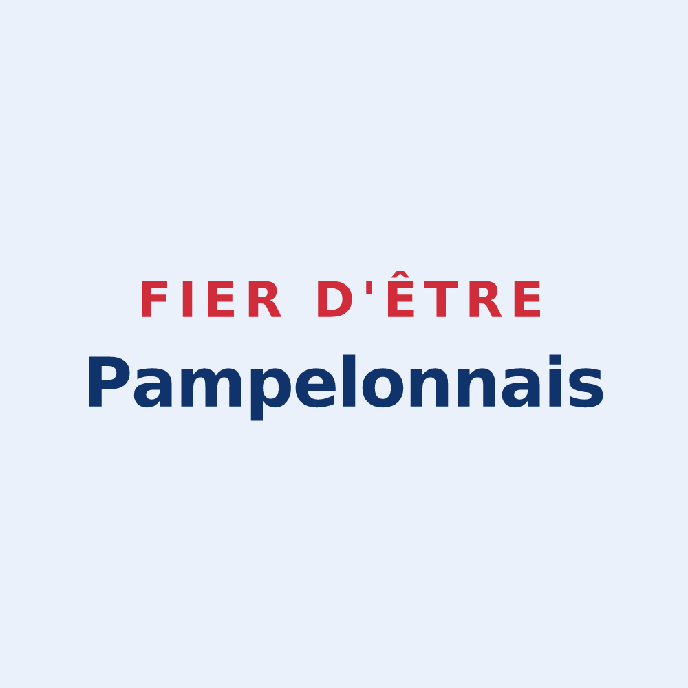 Sticker « Fier d'être Pampelonnais » — design pour Pampelonne