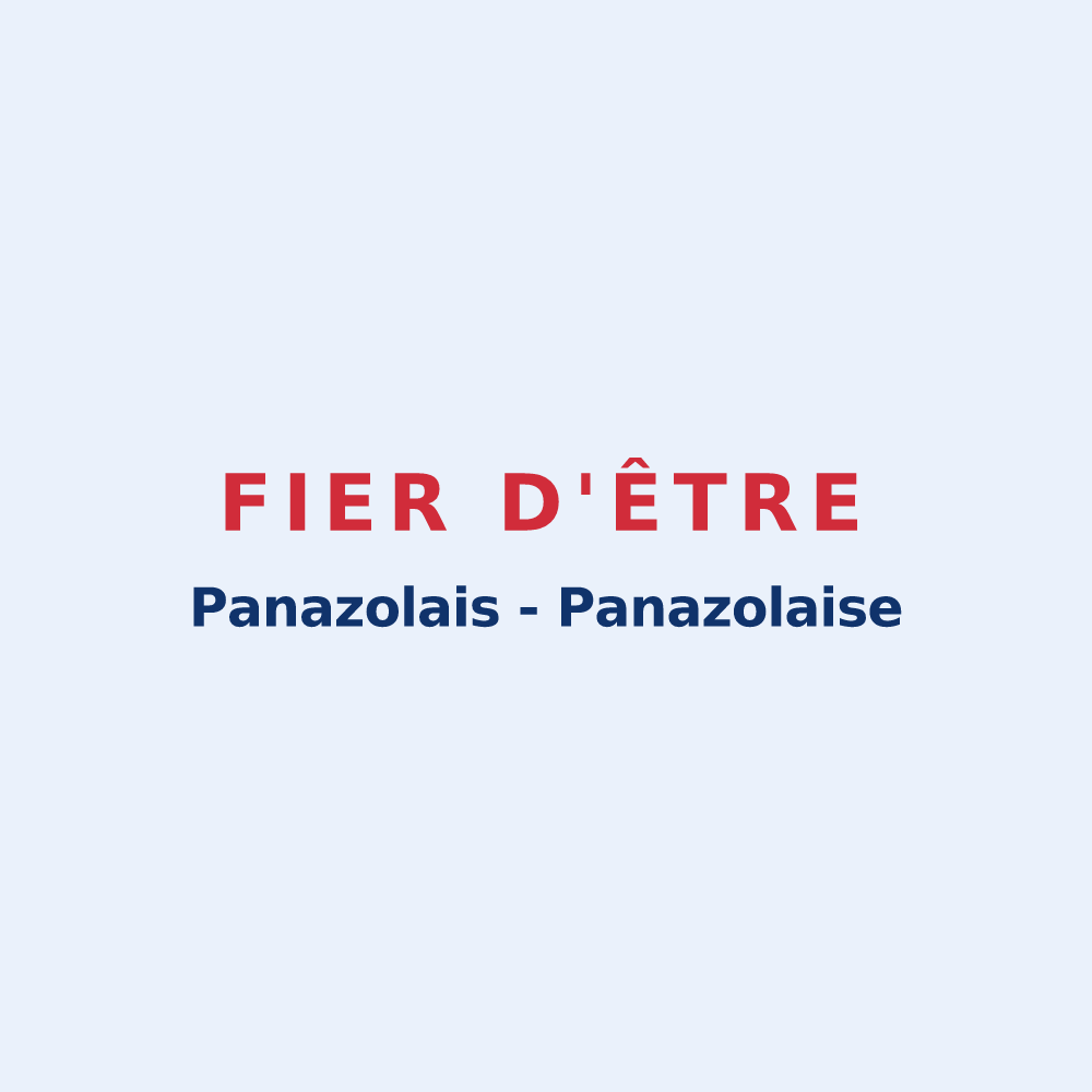 Sticker « Fier d'être Panazolais - Panazolaise » — design pour Panazol