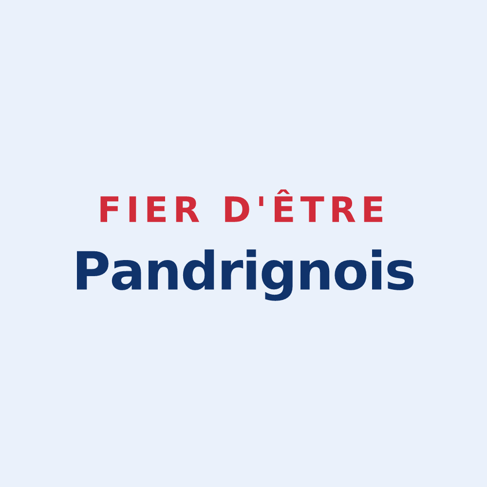 Sticker « Fier d'être Pandrignois » — design pour Pandrignes