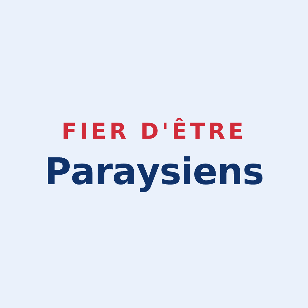 Sticker « Fier d'être Paraysiens » — design pour Paray-le-Frésil