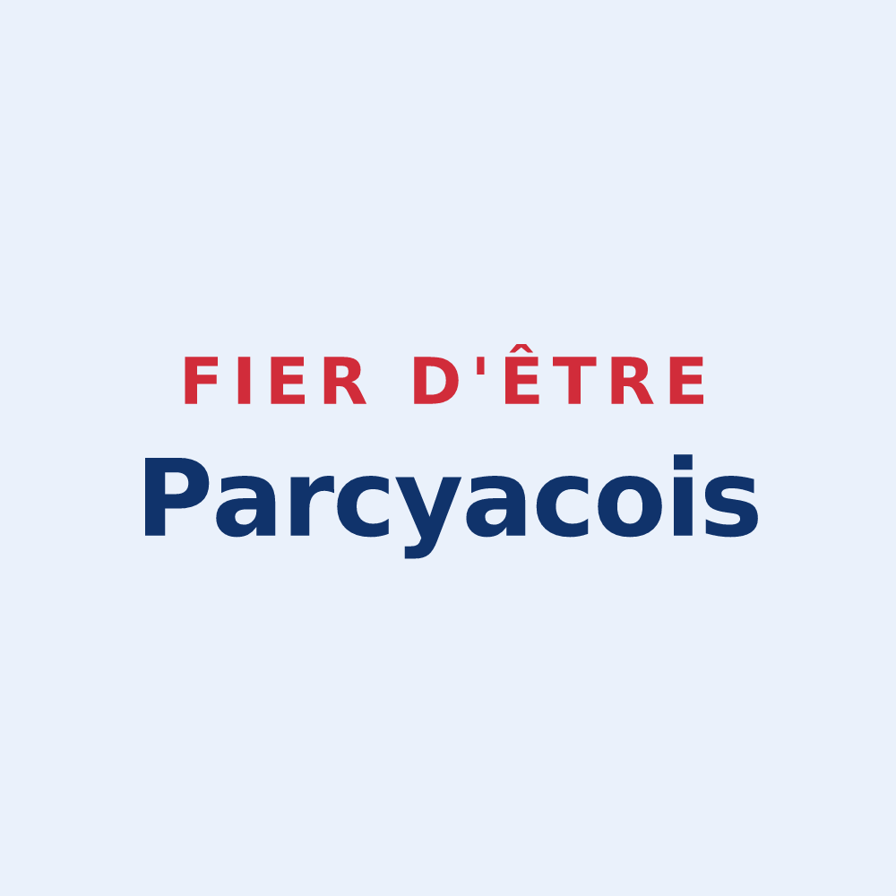 Sticker « Fier d'être Parcyacois » — design pour Parcy-et-Tigny