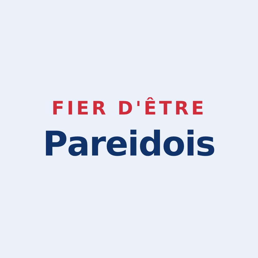 Sticker « Fier d'être Pareidois » — design pour Pareid