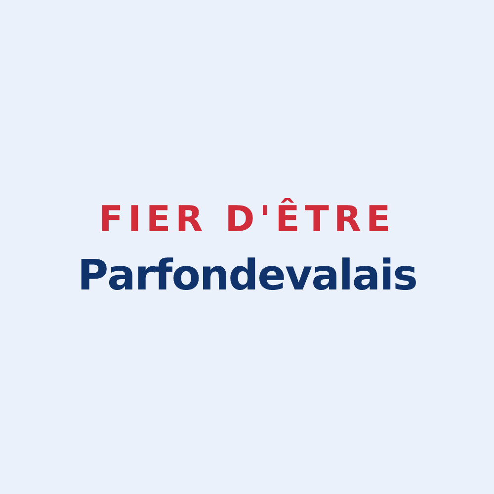 Sticker « Fier d'être Parfondevalais » — design pour Parfondeval