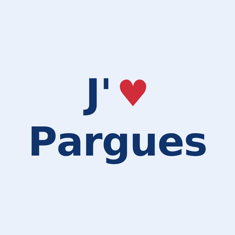 Sticker personnalisé Pargues — design J'aime Pargues