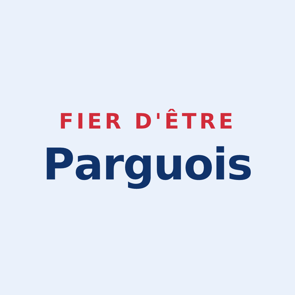 Sticker « Fier d'être Parguois » — design pour Pargues
