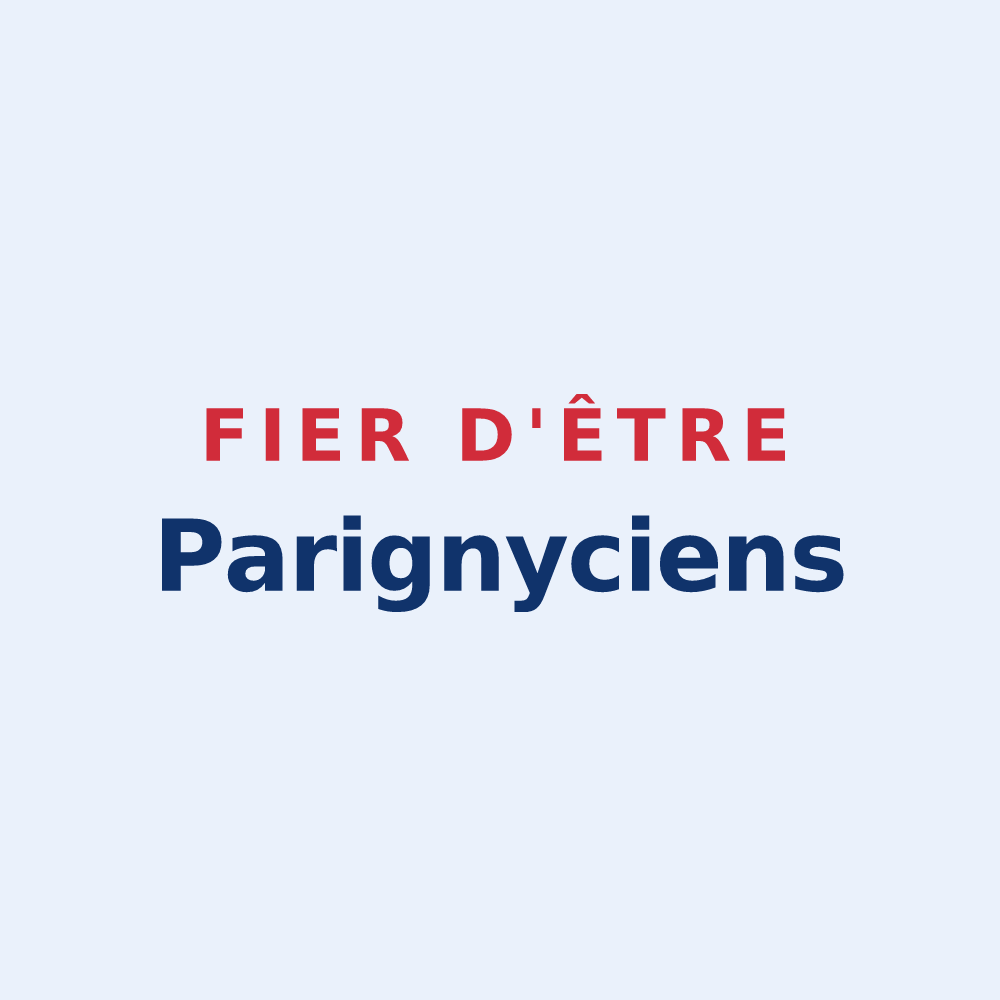 Sticker « Fier d'être Parignyciens » — design pour Parigny