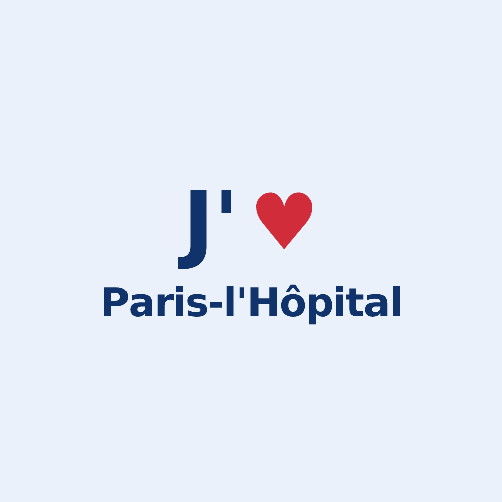 Sticker personnalisé Paris-l'Hôpital — design J'aime Paris-l'Hôpital