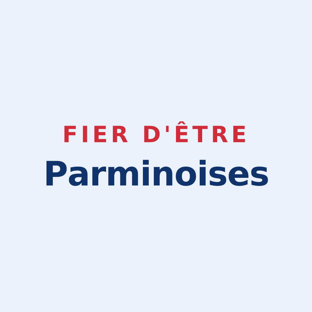 Sticker « Fier d'être Parminoises » — design pour Parmain