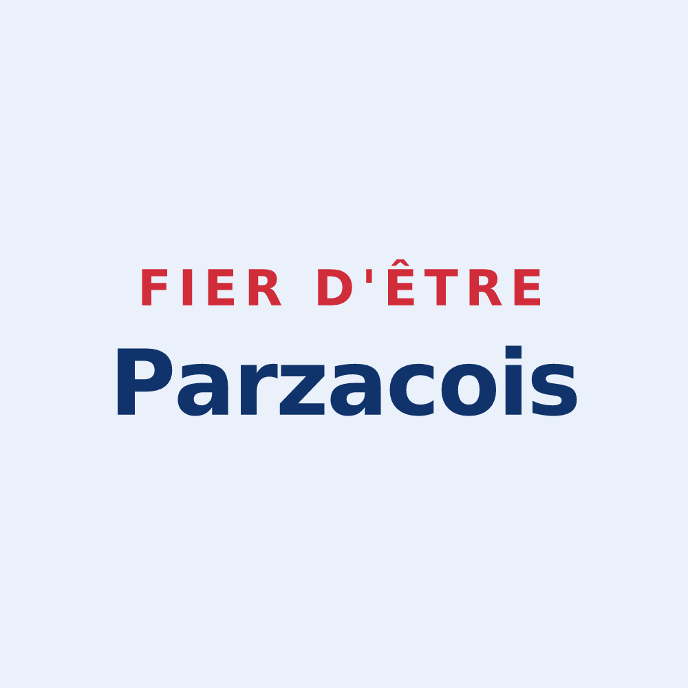 Sticker « Fier d'être Parzacois » — design pour Parzac