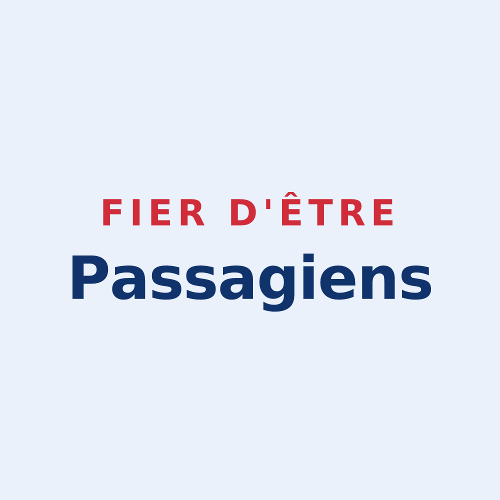 Sticker « Fier d'être Passagiens » — design pour Passais Villages
