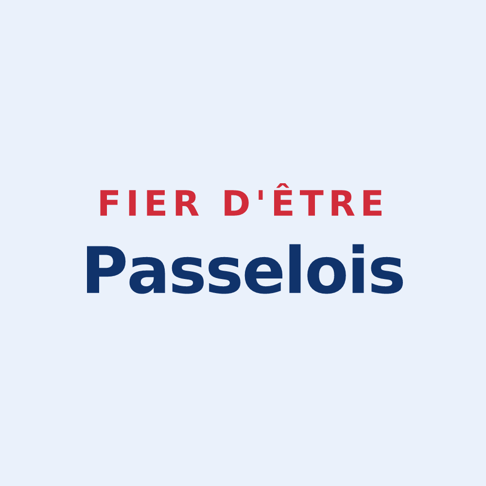 Sticker « Fier d'être Passelois » — design pour Passel