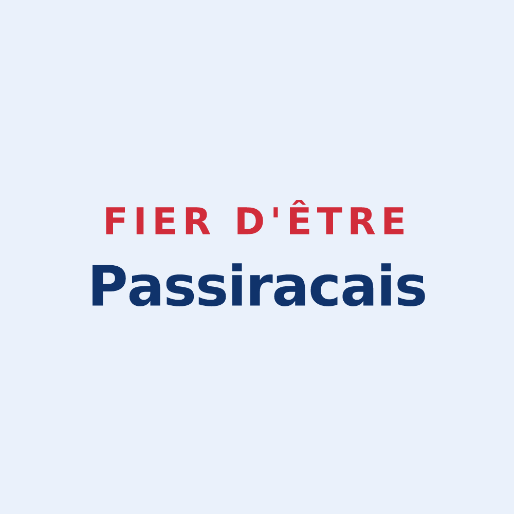 Sticker « Fier d'être Passiracais » — design pour Passirac
