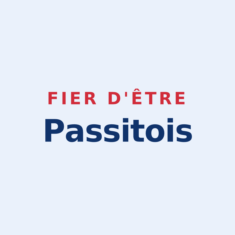 Sticker « Fier d'être Passitois » — design pour Passy-sur-Seine