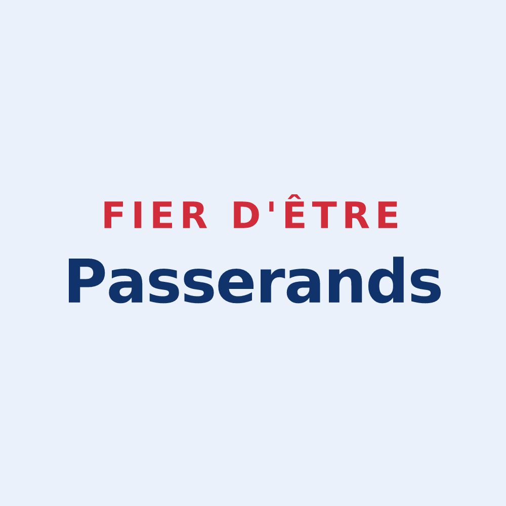 Sticker « Fier d'être Passerands » — design pour Passy