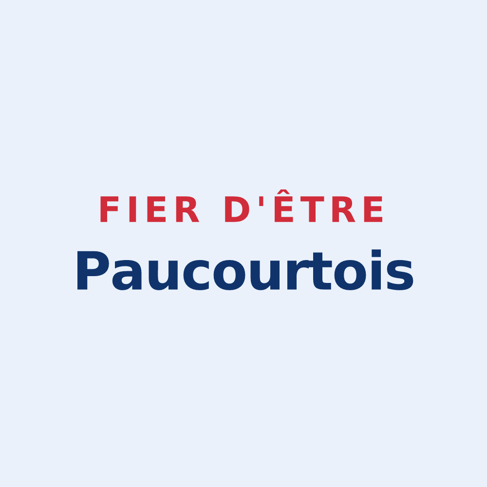 Sticker « Fier d'être Paucourtois » — design pour Paucourt