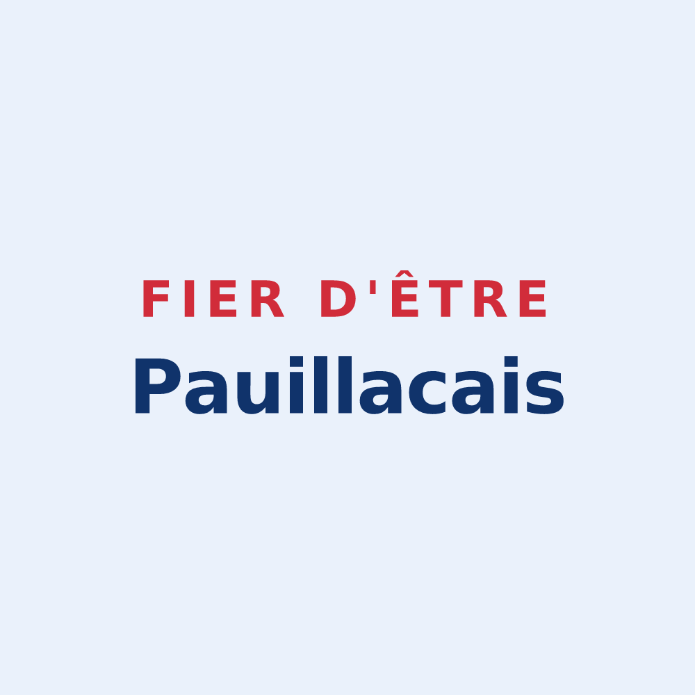 Sticker « Fier d'être Pauillacais » — design pour Pauillac