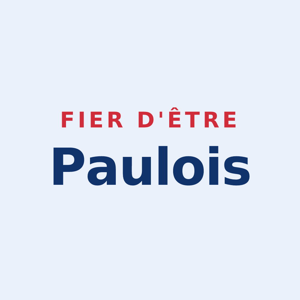 Sticker « Fier d'être Paulois » — design pour Paule