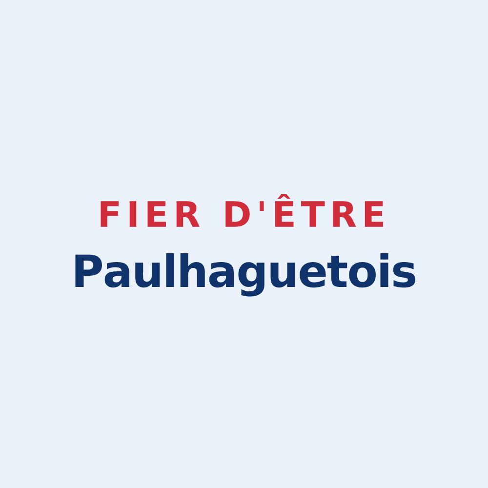 Sticker « Fier d'être Paulhaguetois » — design pour Paulhaguet