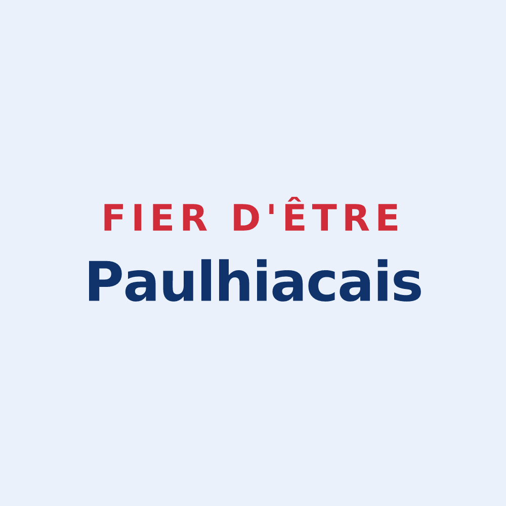 Sticker « Fier d'être Paulhiacais » — design pour Paulhiac