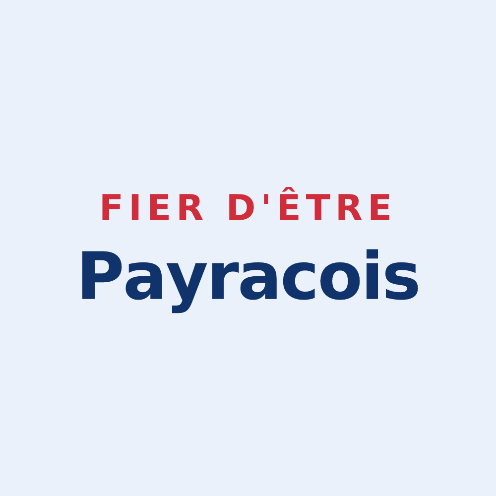 Sticker « Fier d'être Payracois » — design pour Payrac