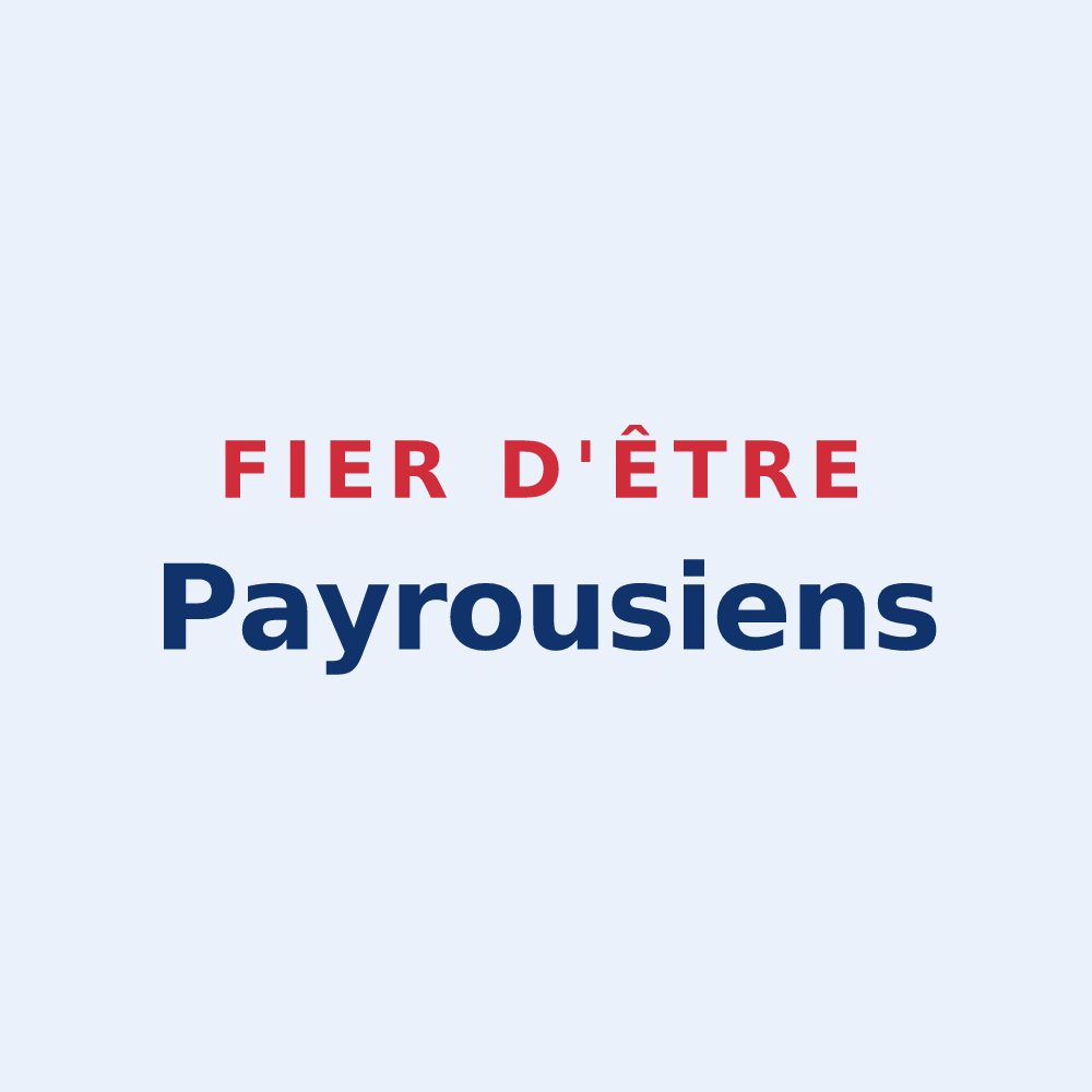 Sticker « Fier d'être Payrousiens » — design pour Payroux