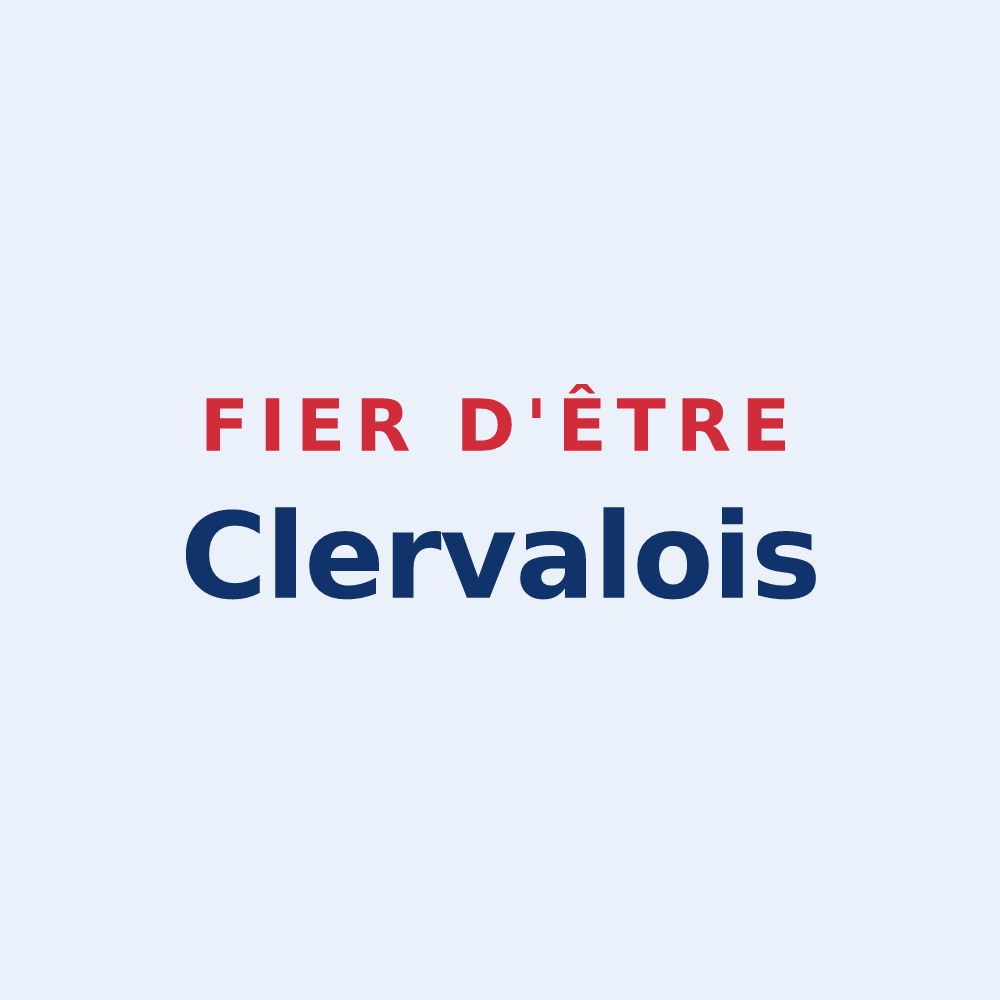Sticker « Fier d'être Clervalois » — design pour Pays-de-Clerval