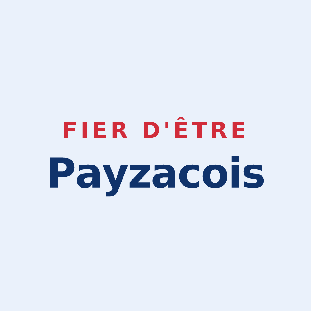 Sticker « Fier d'être Payzacois » — design pour Payzac