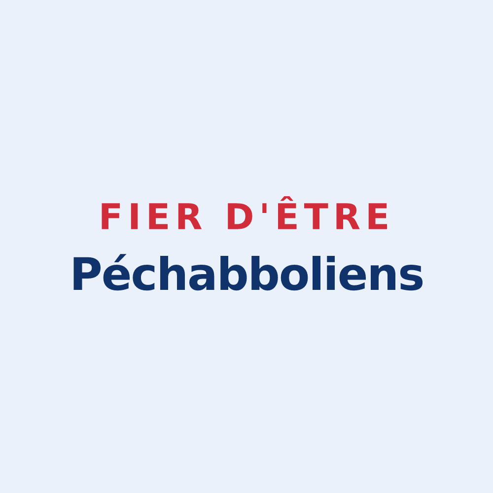 Sticker « Fier d'être Péchabboliens » — design pour Péchabou