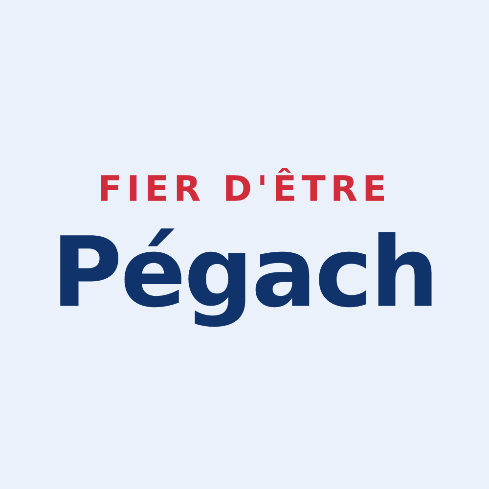 Sticker « Fier d'être Pégach » — design pour Pégairolles-de-Buèges