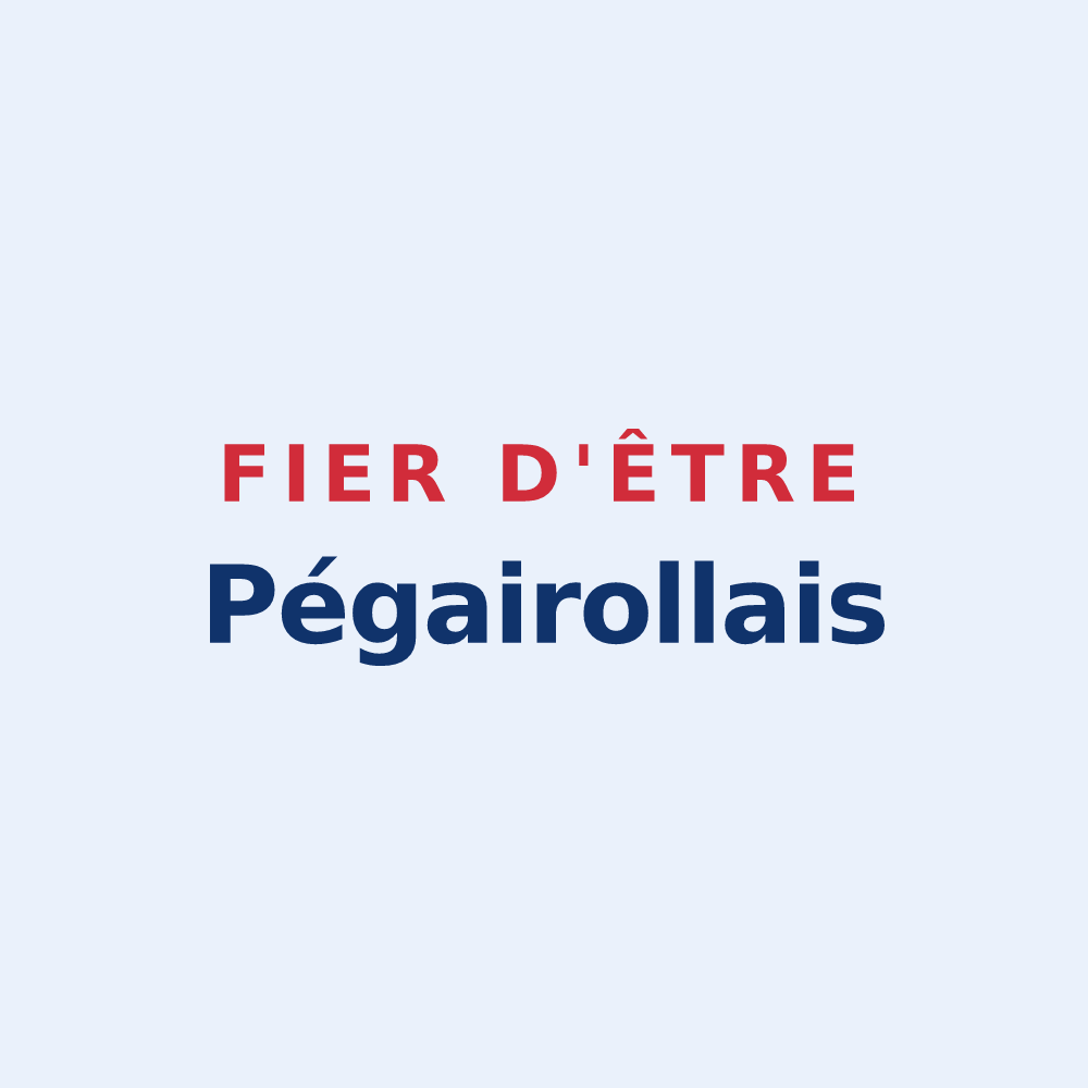 Sticker « Fier d'être Pégairollais » — design pour Pégairolles-de-l'Escalette