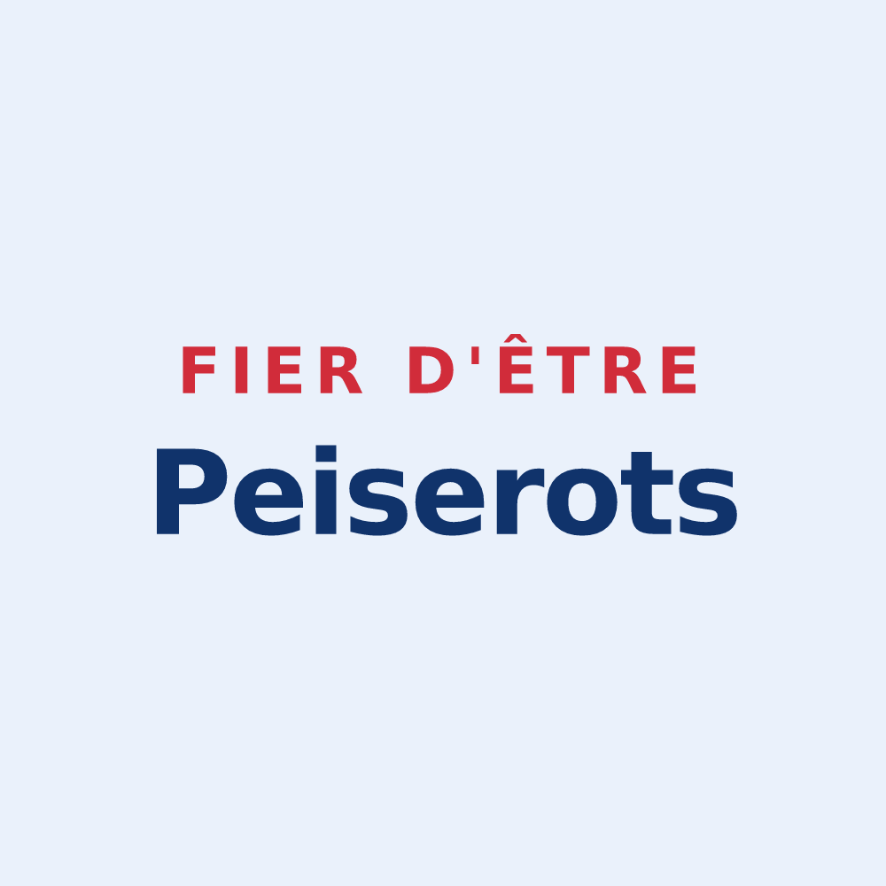 Sticker « Fier d'être Peiserots » — design pour Peisey-Nancroix