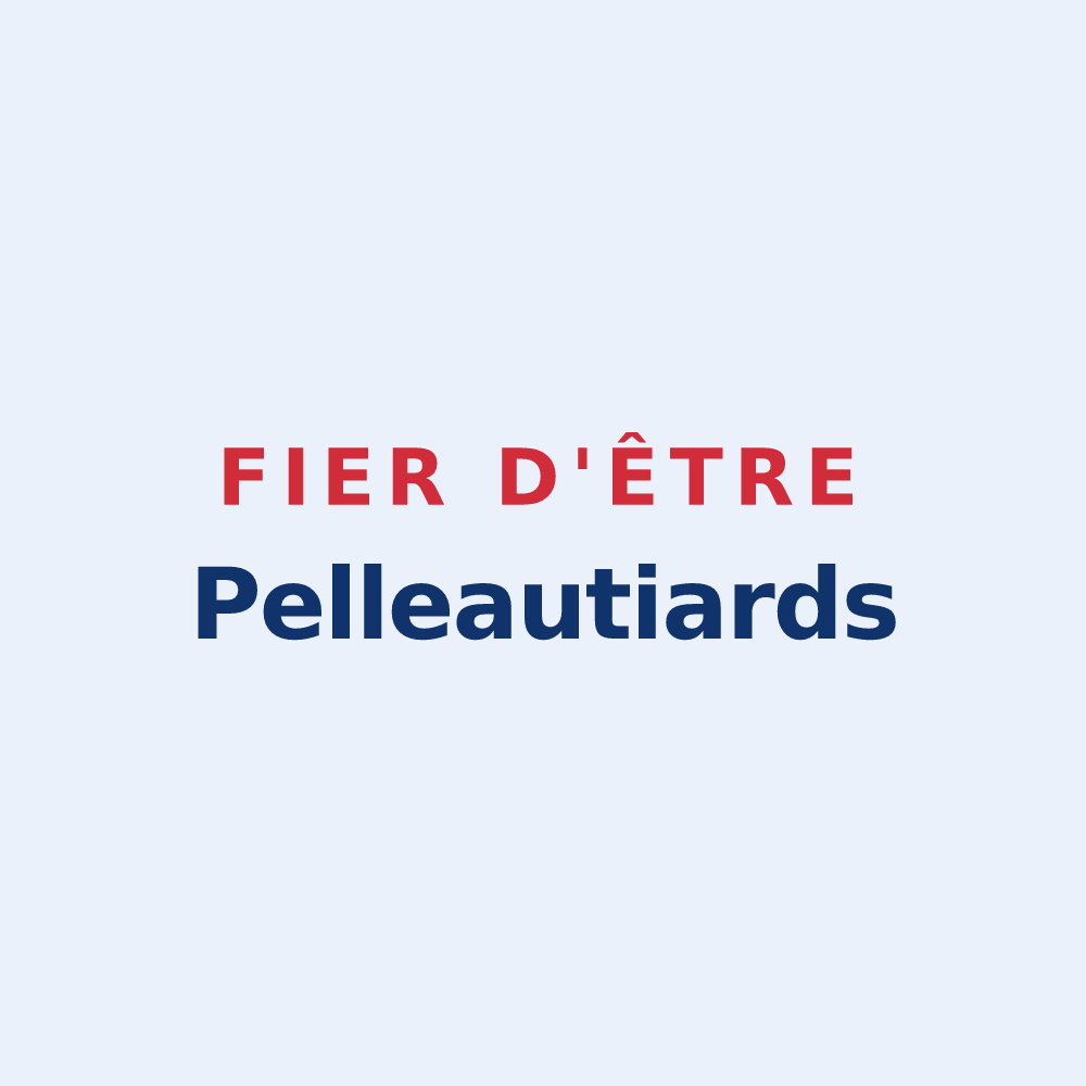 Sticker « Fier d'être Pelleautiards » — design pour Pelleautier