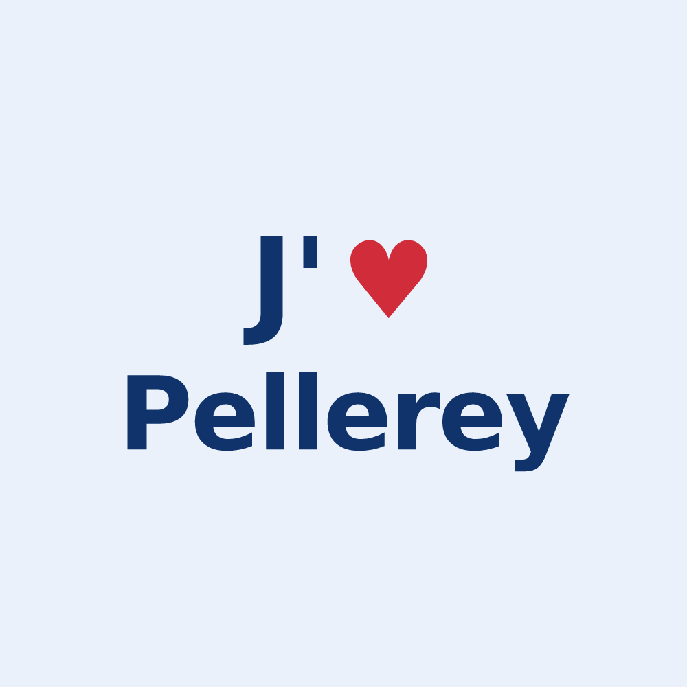 Sticker personnalisé Pellerey — design J'aime Pellerey