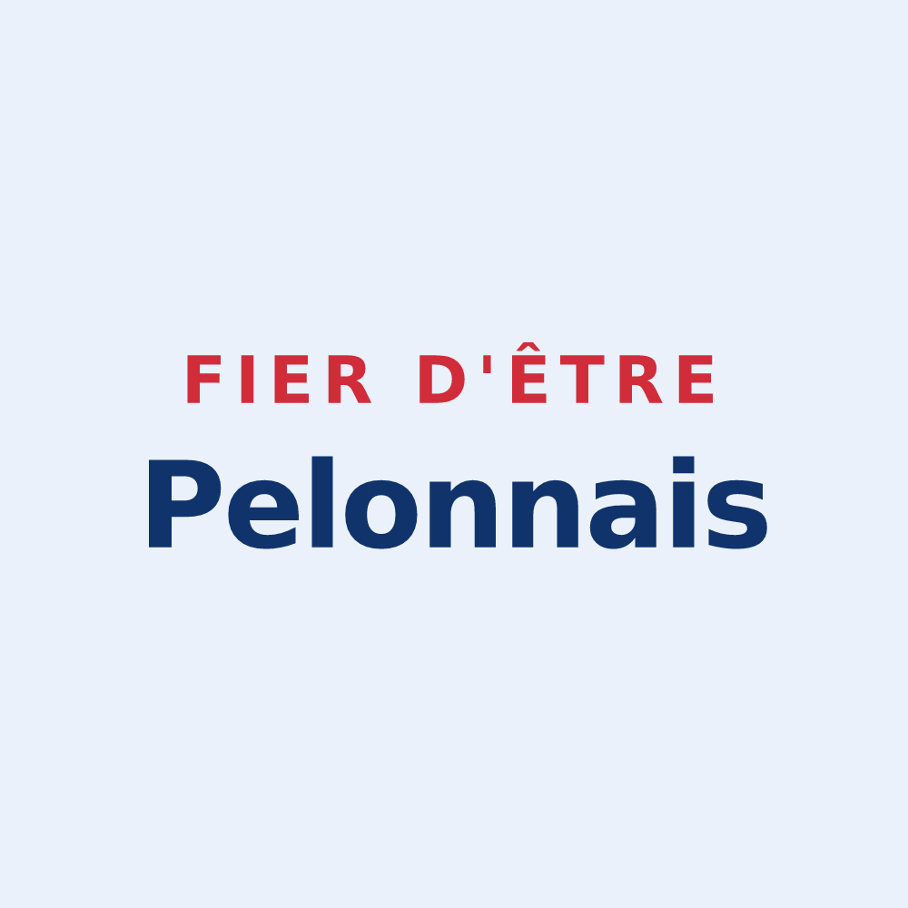 Sticker « Fier d'être Pelonnais » — design pour Pelonne