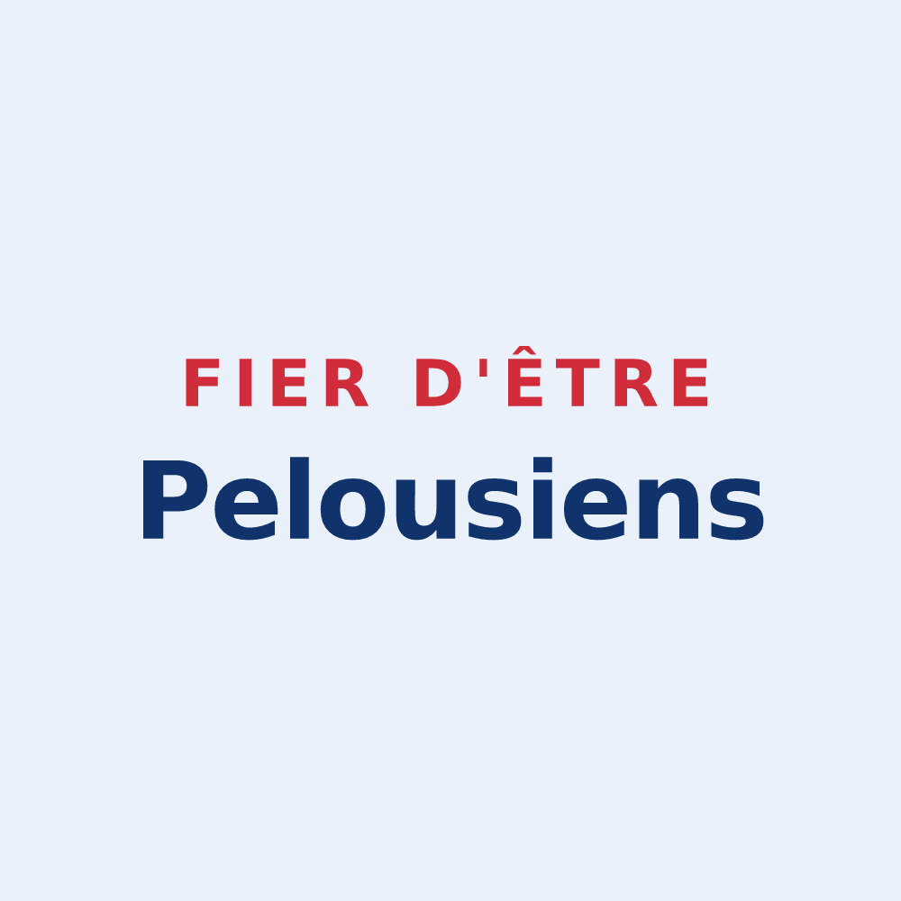 Sticker « Fier d'être Pelousiens » — design pour Pelouse