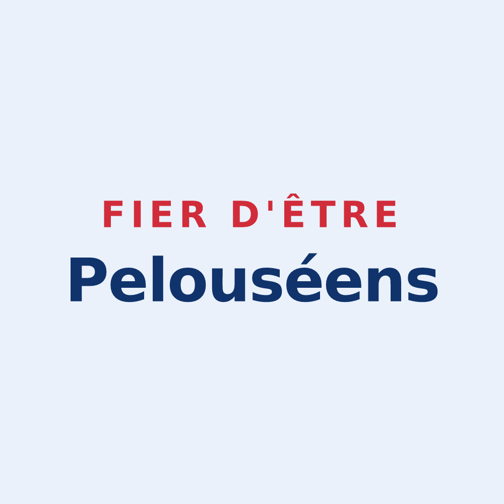 Sticker « Fier d'être Pelouséens » — design pour Pelousey