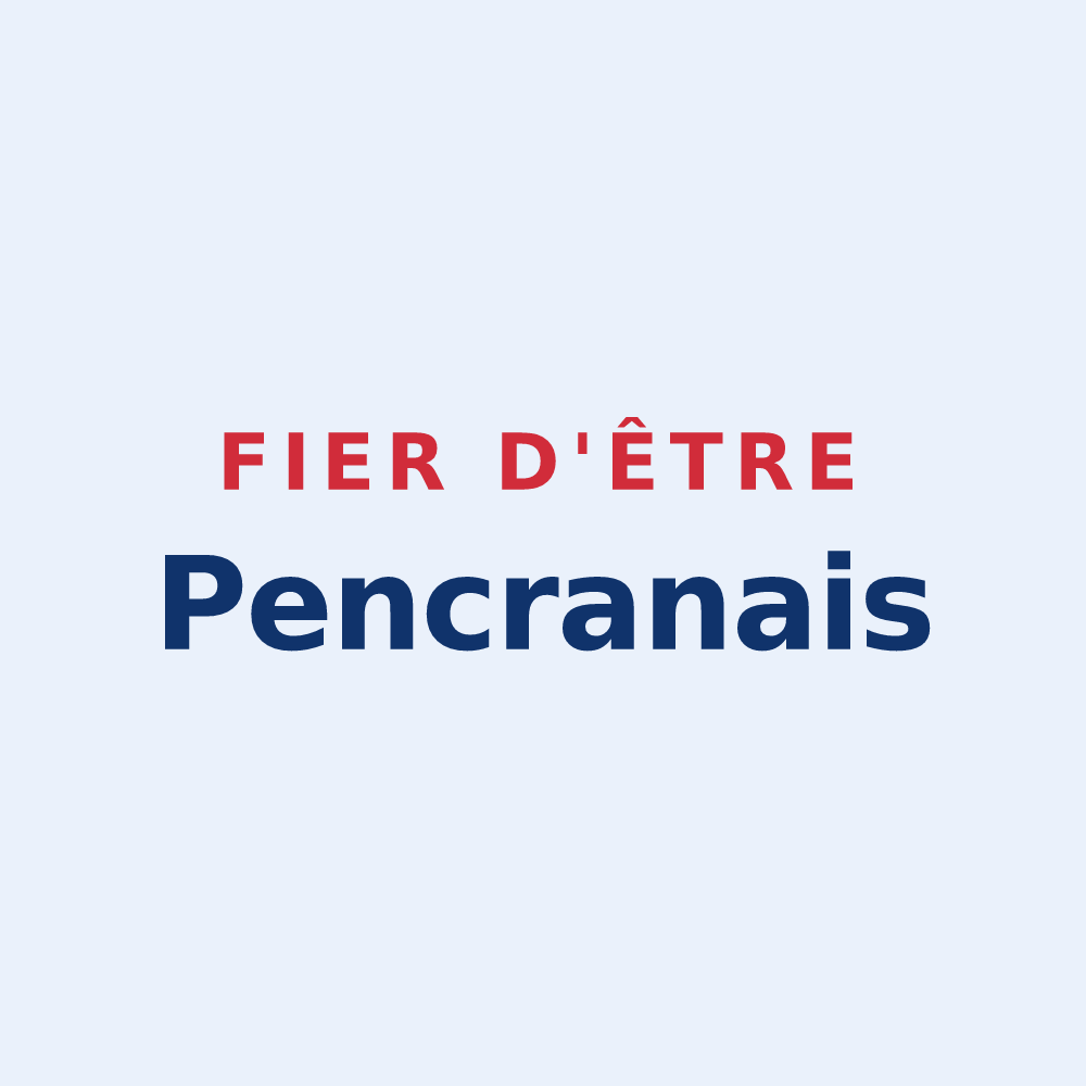 Sticker « Fier d'être Pencranais » — design pour Pencran