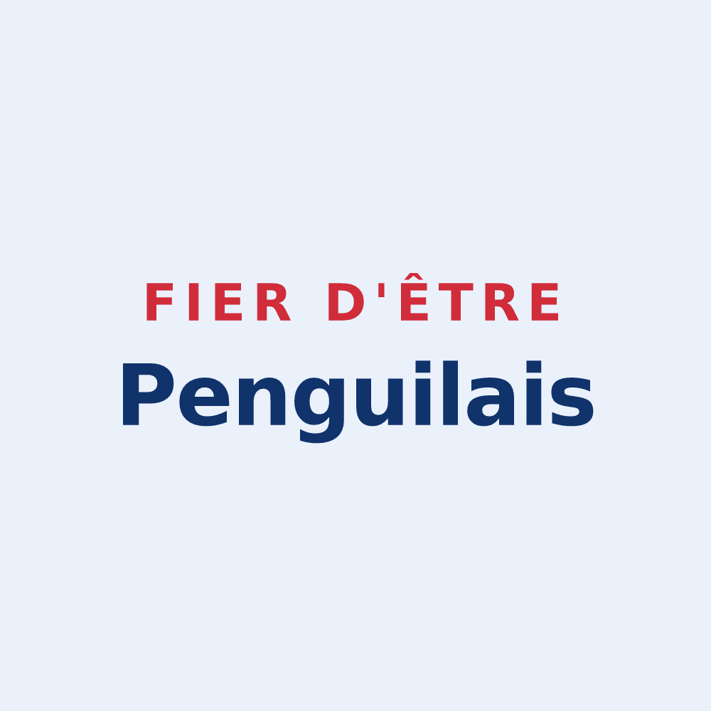 Sticker « Fier d'être Penguilais » — design pour Penguily