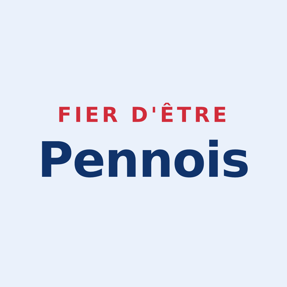 Sticker « Fier d'être Pennois » — design pour Penne-d'Agenais