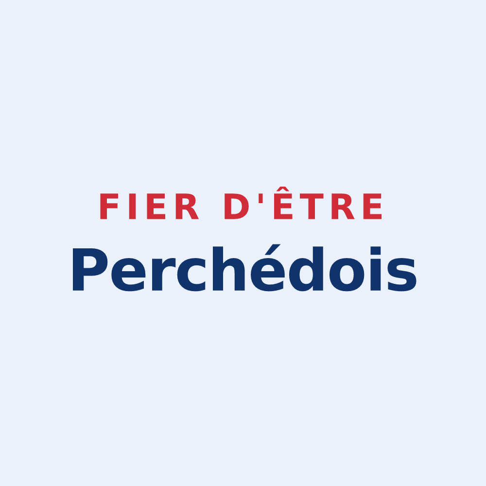 Sticker « Fier d'être Perchédois » — design pour Perchède