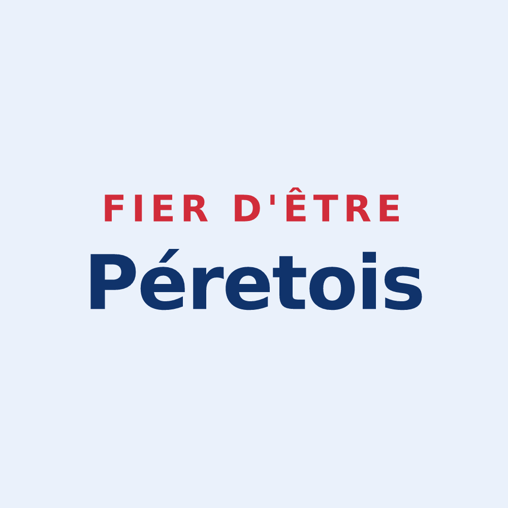 Sticker « Fier d'être Péretois » — design pour Péret