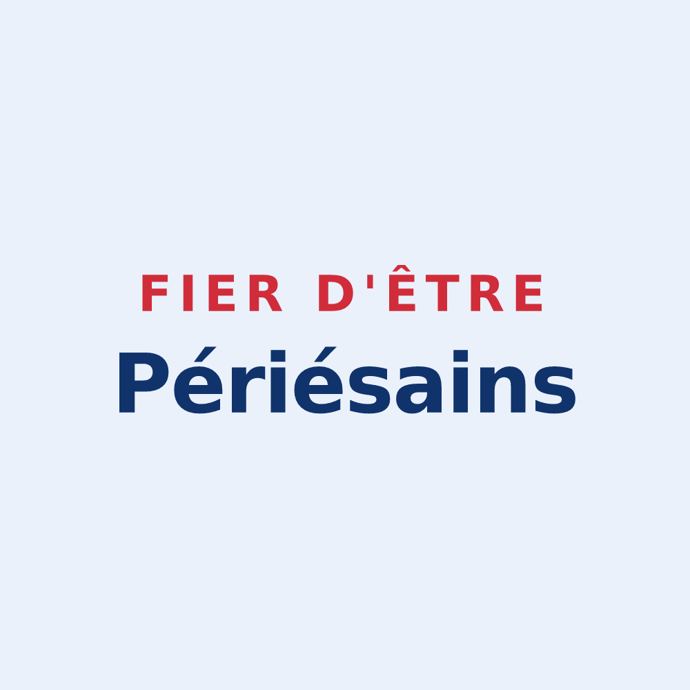 Sticker « Fier d'être Périésains » — design pour Périers-sur-le-Dan